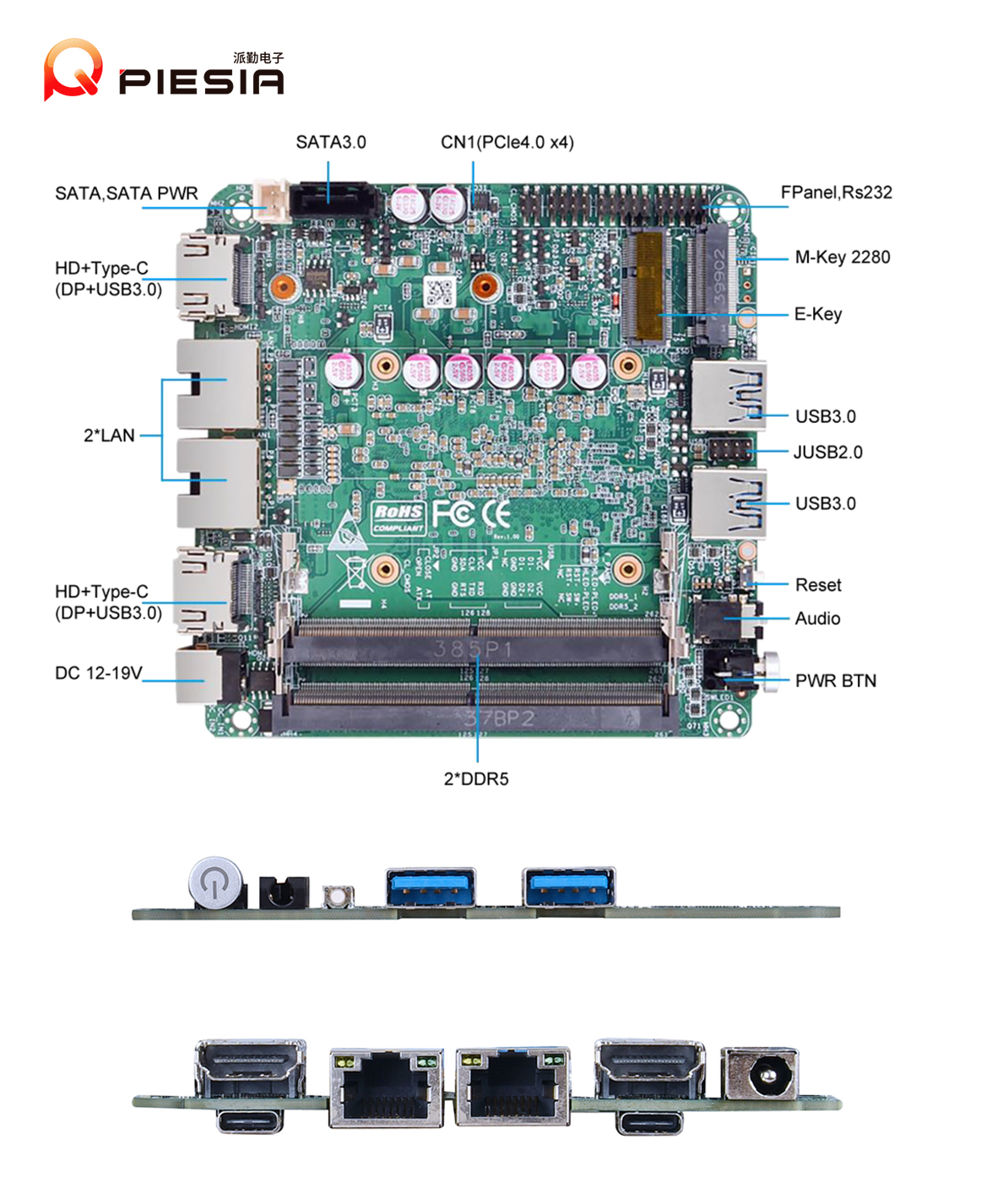 派勤電子AR200CA主板 | 輕量級(jí)迷你AI工作站的理想之選